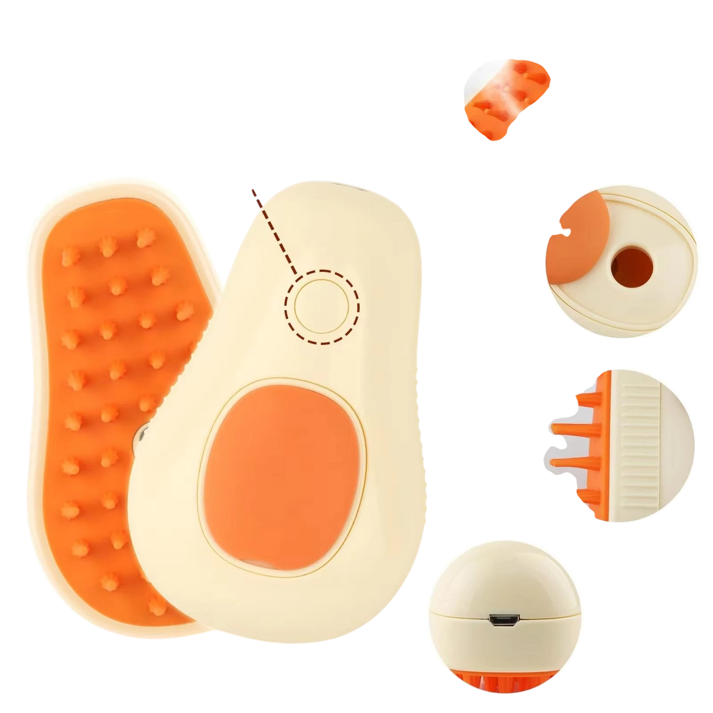 3 in 1 Pet Brush Cat Steam Brush Comb Dog Brush Electric Spray Cat Hair Brushes Massage Pet Grooming Hair Removal Combs
