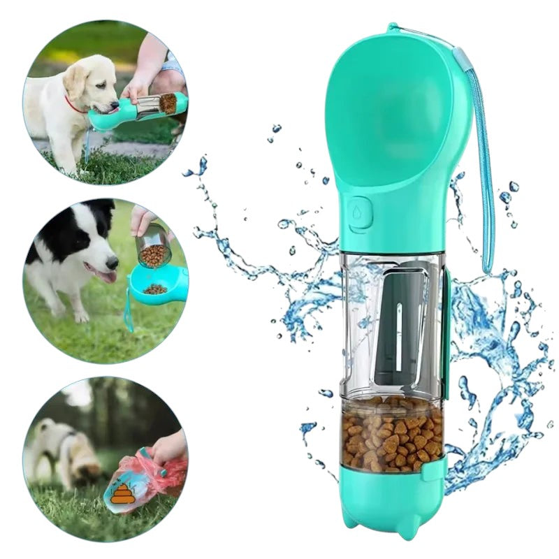 Outdoor Travel Pet Water Bottle Portable Dog Cat Drinking Bowl Water Dispenser Feeder with Shovel for All Pets