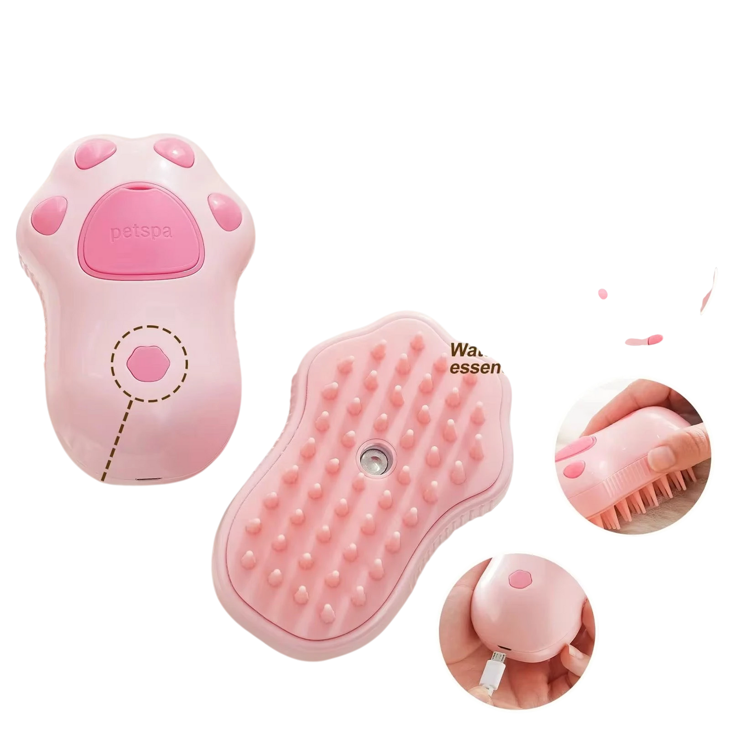 3 in 1 Pet Brush Cat Steam Brush Comb Dog Brush Electric Spray Cat Hair Brushes Massage Pet Grooming Hair Removal Combs