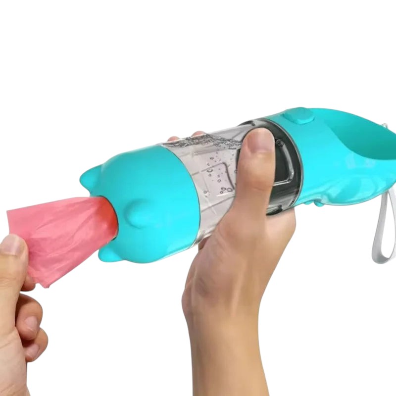 Outdoor Travel Pet Water Bottle Portable Dog Cat Drinking Bowl Water Dispenser Feeder with Shovel for All Pets