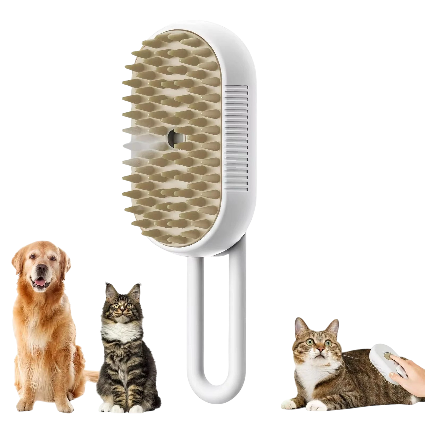 3 in 1 Pet Brush Cat Steam Brush Comb Dog Brush Electric Spray Cat Hair Brushes Massage Pet Grooming Hair Removal Combs