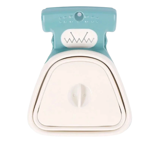 Dog Pooper Scooper Foldable Travel Portable Pet Poop Pick up Tool with Biodegradable Refill Bags Roll Outdoor Hiking Camping Set